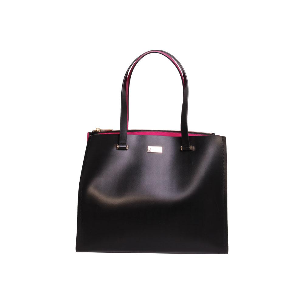 kate spade black and pink handbag