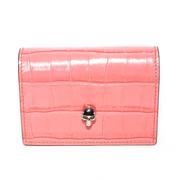 My Sister's Closet | Alexander Mcqueen New Alexander McQueen Pink Leather Card Holder