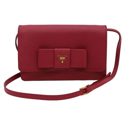 My Sister's Closet | Prada Prada Saffiano Fiocco Crossbody Handbag