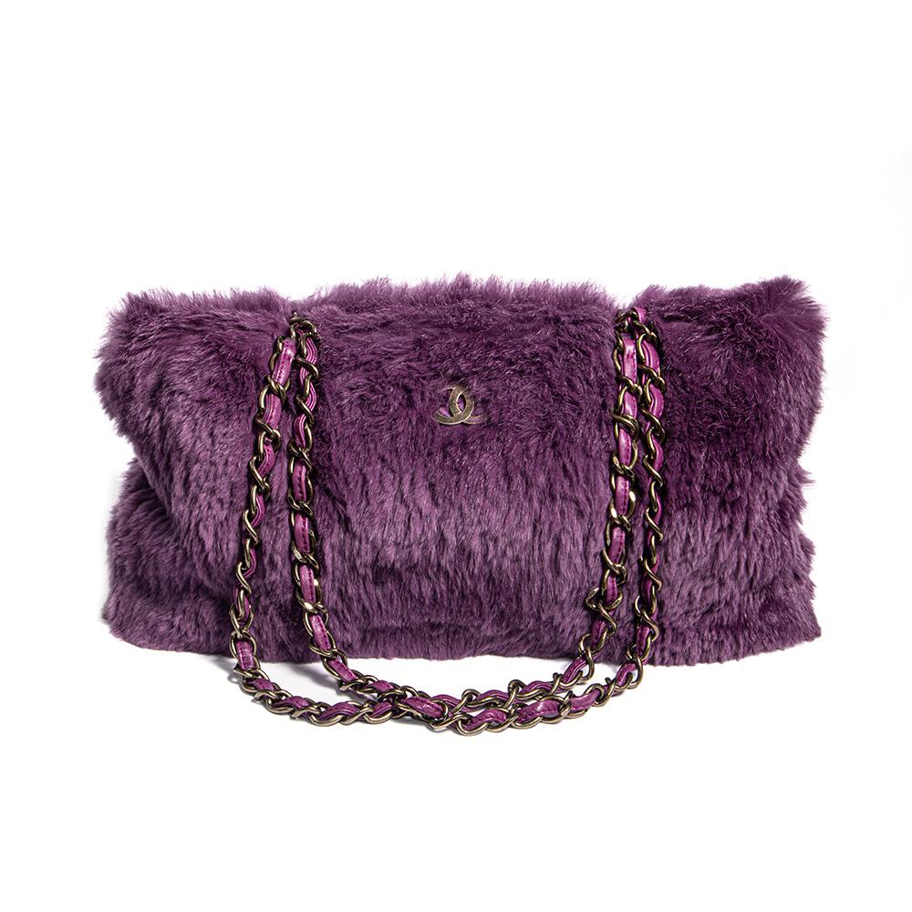 Chanel Fur Shoulder Bags