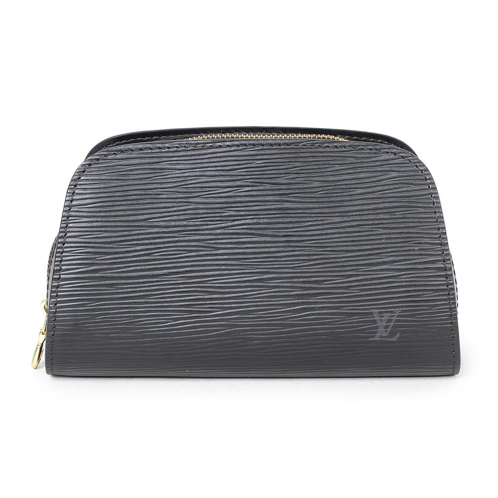 LOUIS VUITTON Epi Dauphine Leather Cosmetics Pouch Makeup Bag in