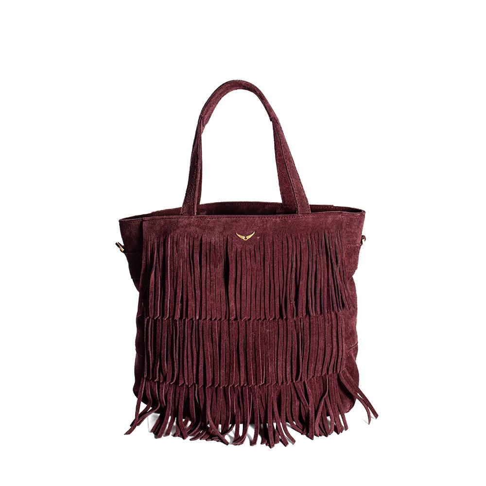 Burgundy on sale satchel bag