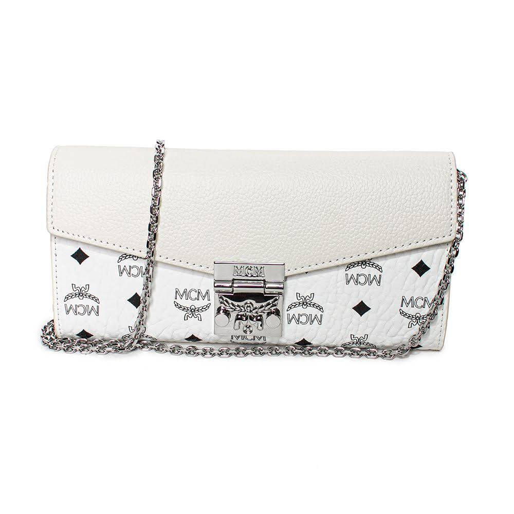 White mcm crossbody on sale bag