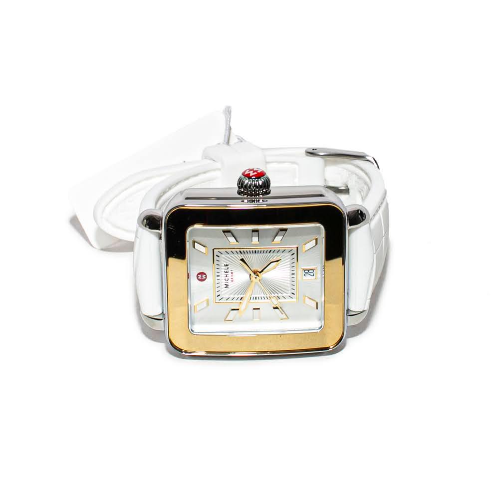 Michele discount white watch