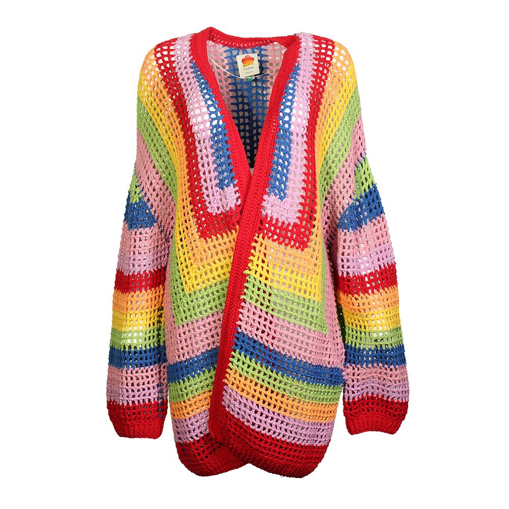 Oversized rainbow outlet cardigan