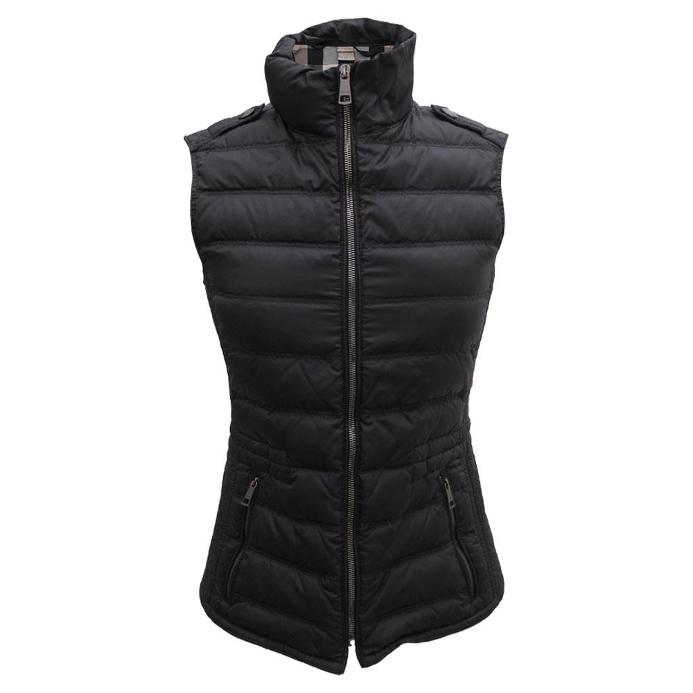 Burberry // Brit Black Leather Crop Vest – VSP Consignment