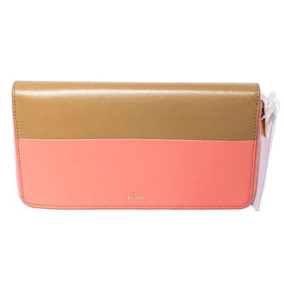 Celine Pink & Brown Leather Wallet