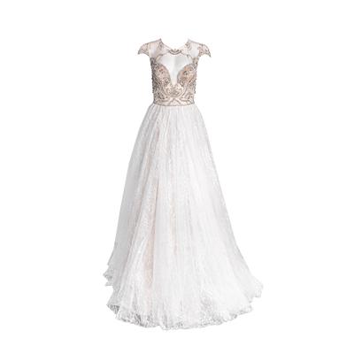  Alon Livne Size 10 (fits size 4) Beaded Mesh Dress  