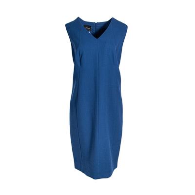 Akris Size 16 Blue Maxi Dress