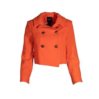 Smythe Size 0 Orange Cropped Jacket