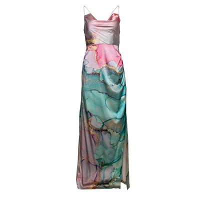 Retrofete Size Small Multicolor Silk Dress