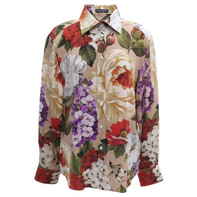 Dolce & Gabbana Size 44 Floral Blouse