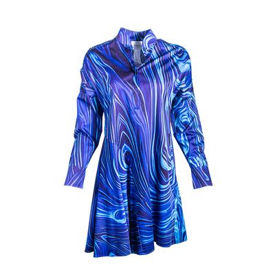 Akris Size 4 Blue Dress