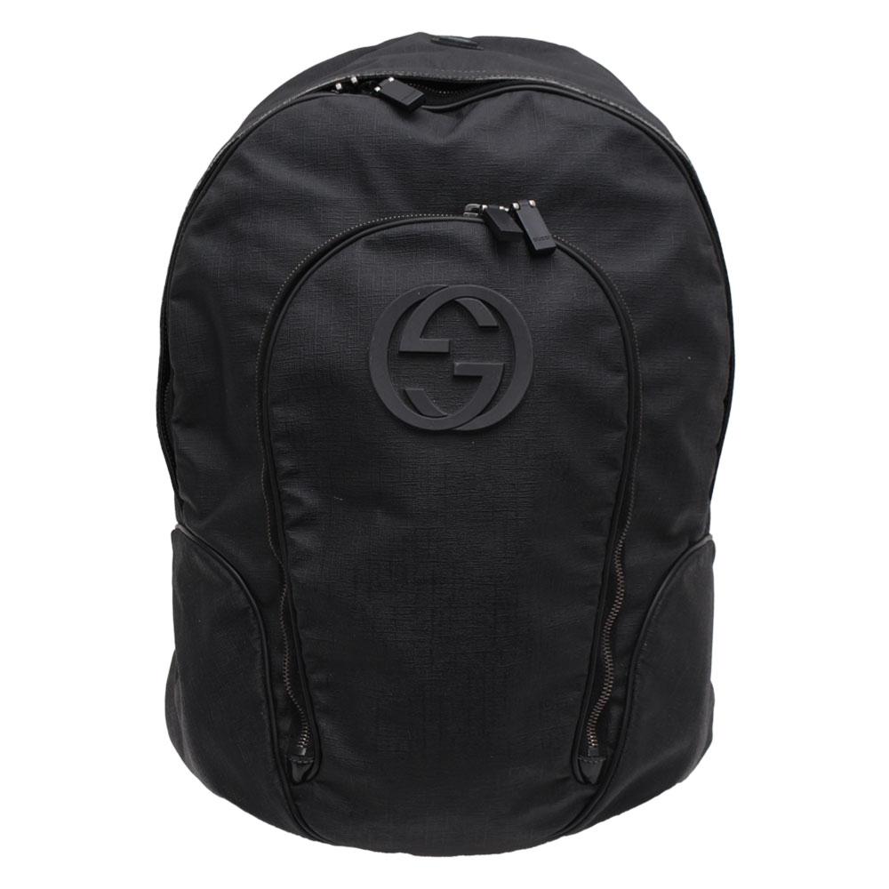 Gucci black backpack best sale