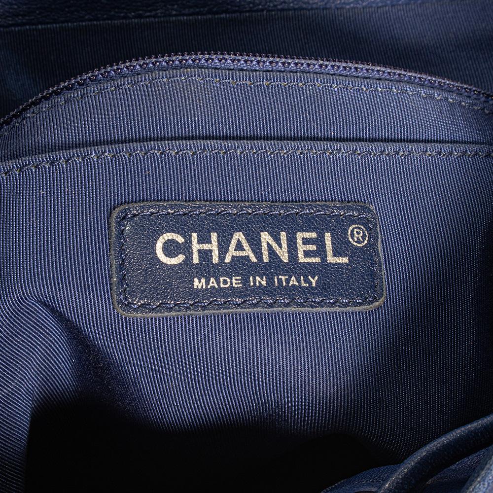 Gabrielle leather backpack Chanel Blue in Leather - 32252464