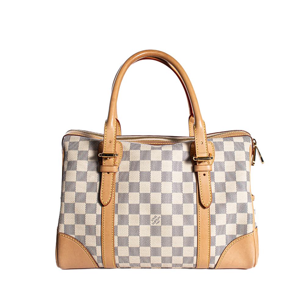 My Sister's Closet  Louis Vuitton Louis Vuitton Cream Damier Azur Berkley  Handbag