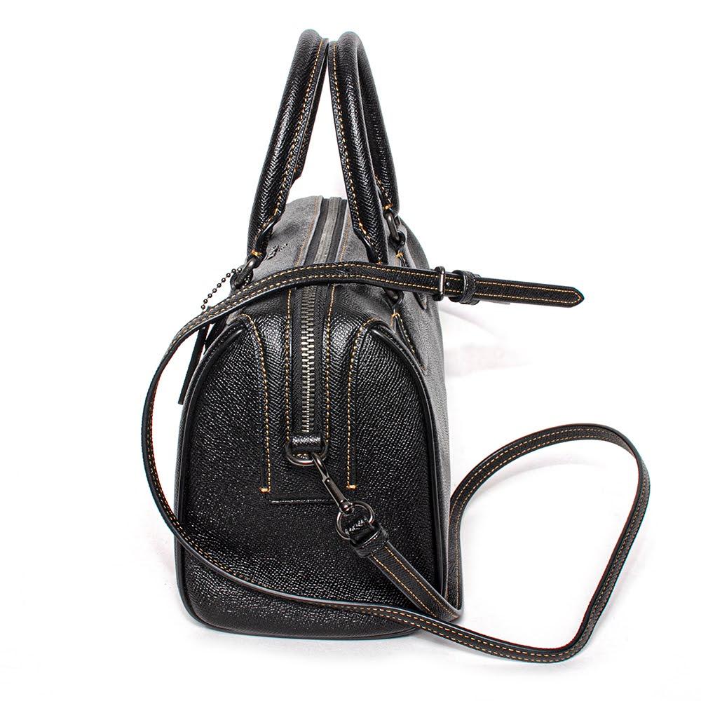 My Sister's Closet  Coach Coach Black Pebble Leather Handbag