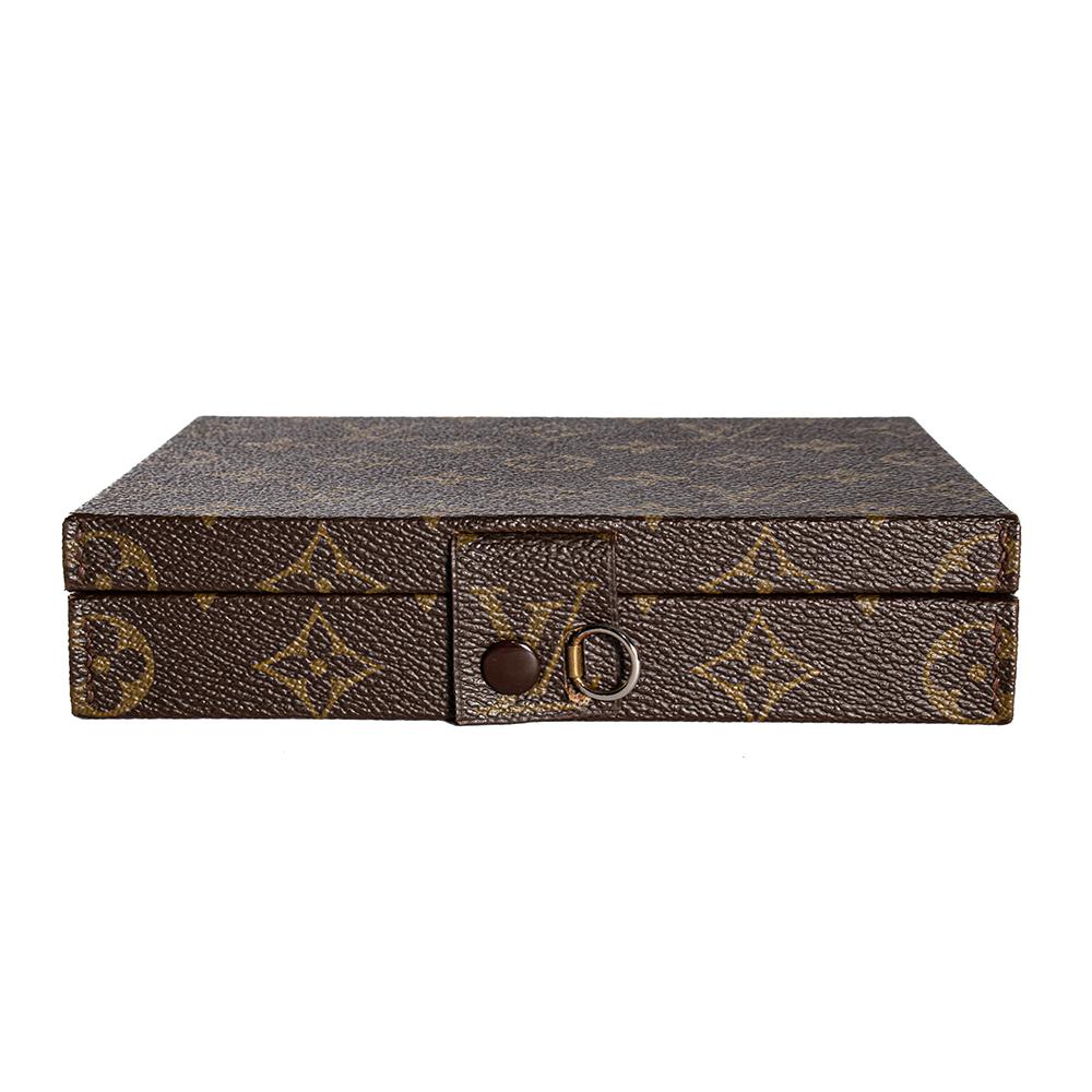 Louis Vuitton Monogram Mini Trunk Ring Case - Brown Decorative