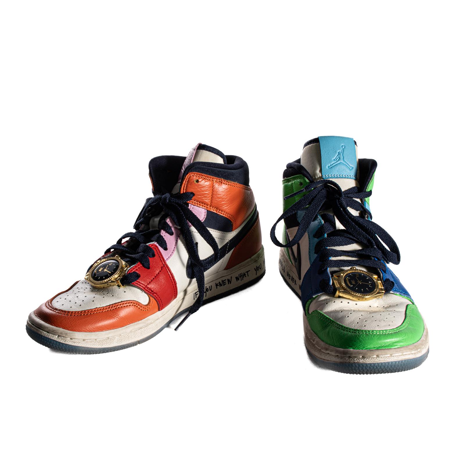 Nike multicolor high on sale tops