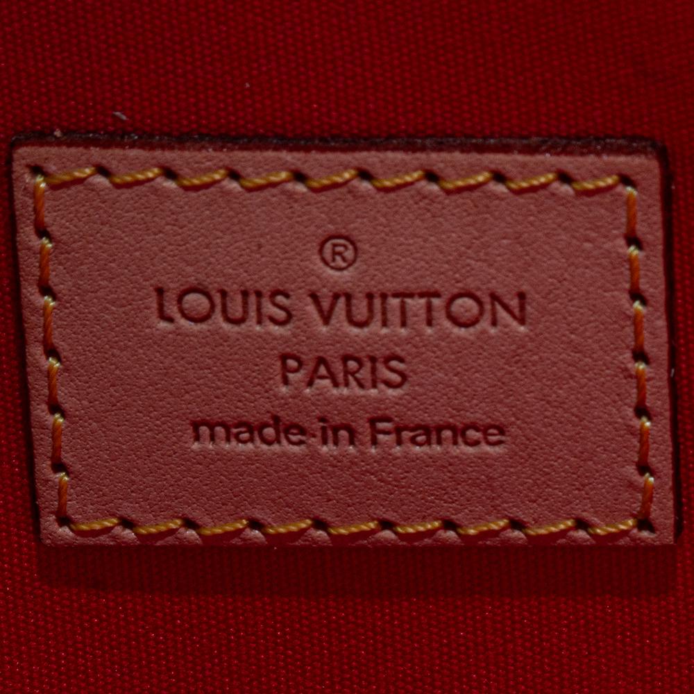 My Sister's Closet  Louis Vuitton ouis Vuitton Red Alma Vernis GM Bag