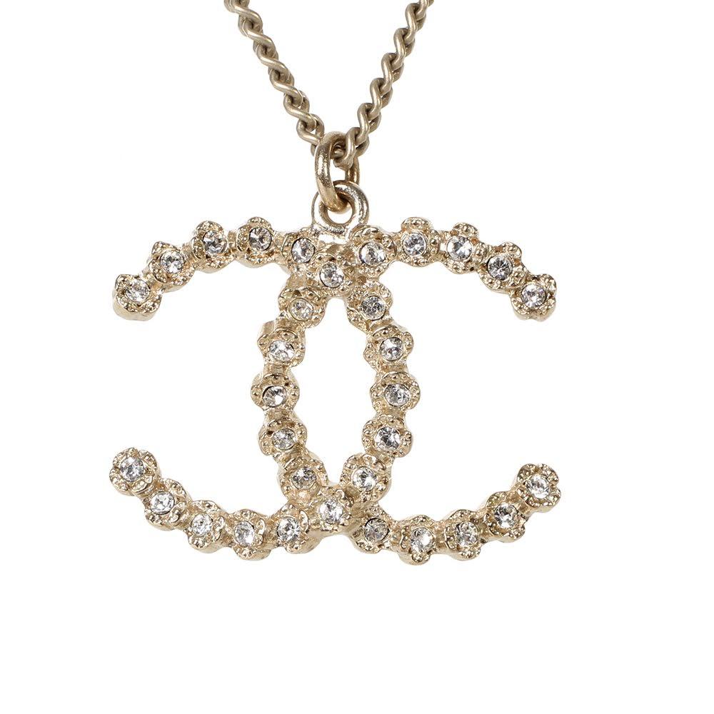 My Sister's Closet | Chanel Chanel CC Crystal Necklace